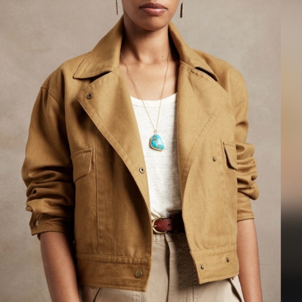 Banana Republic Amelia Flight Jacket petite XS